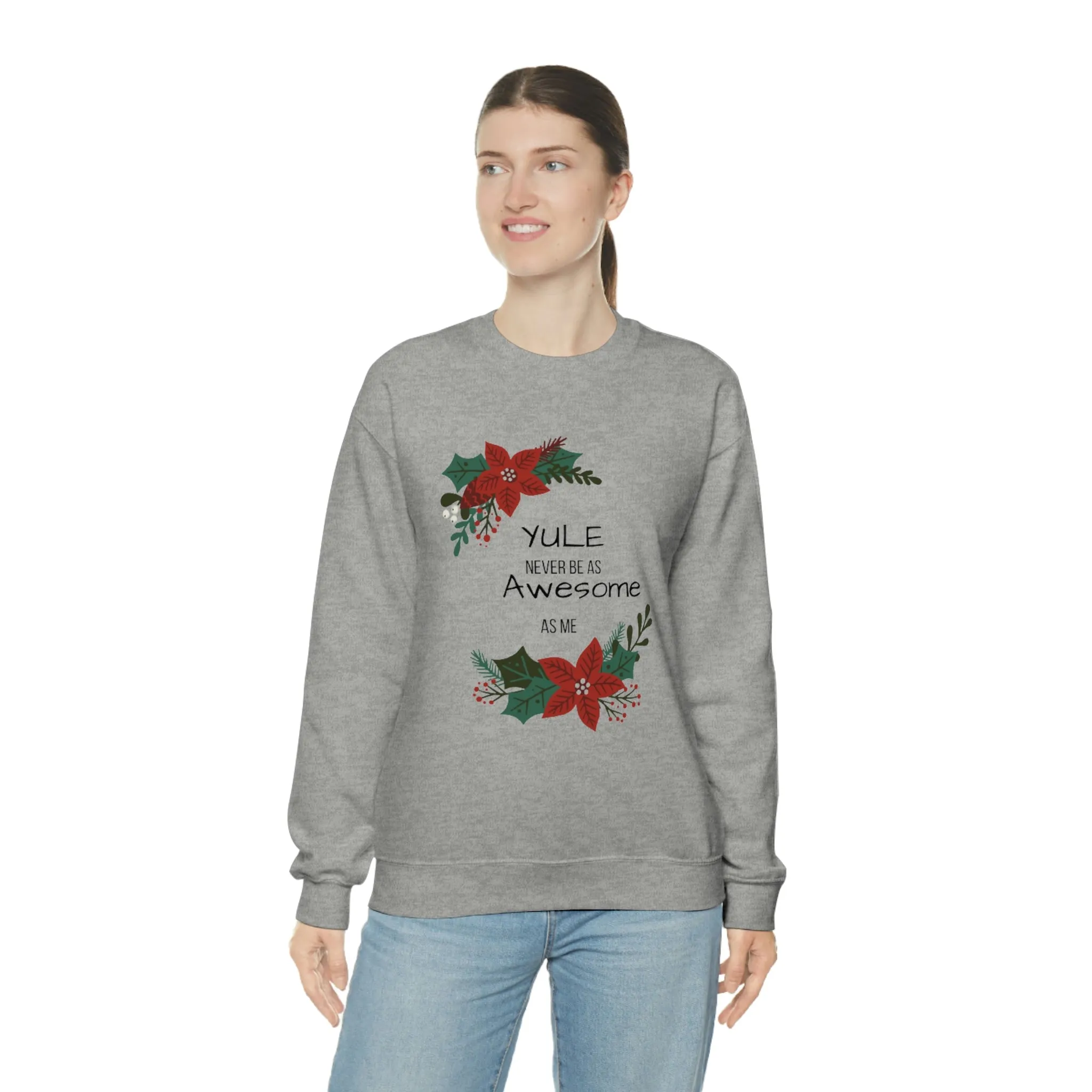 Yule Awesome Unisex Heavy Blend™ Crewneck Sweatshirt