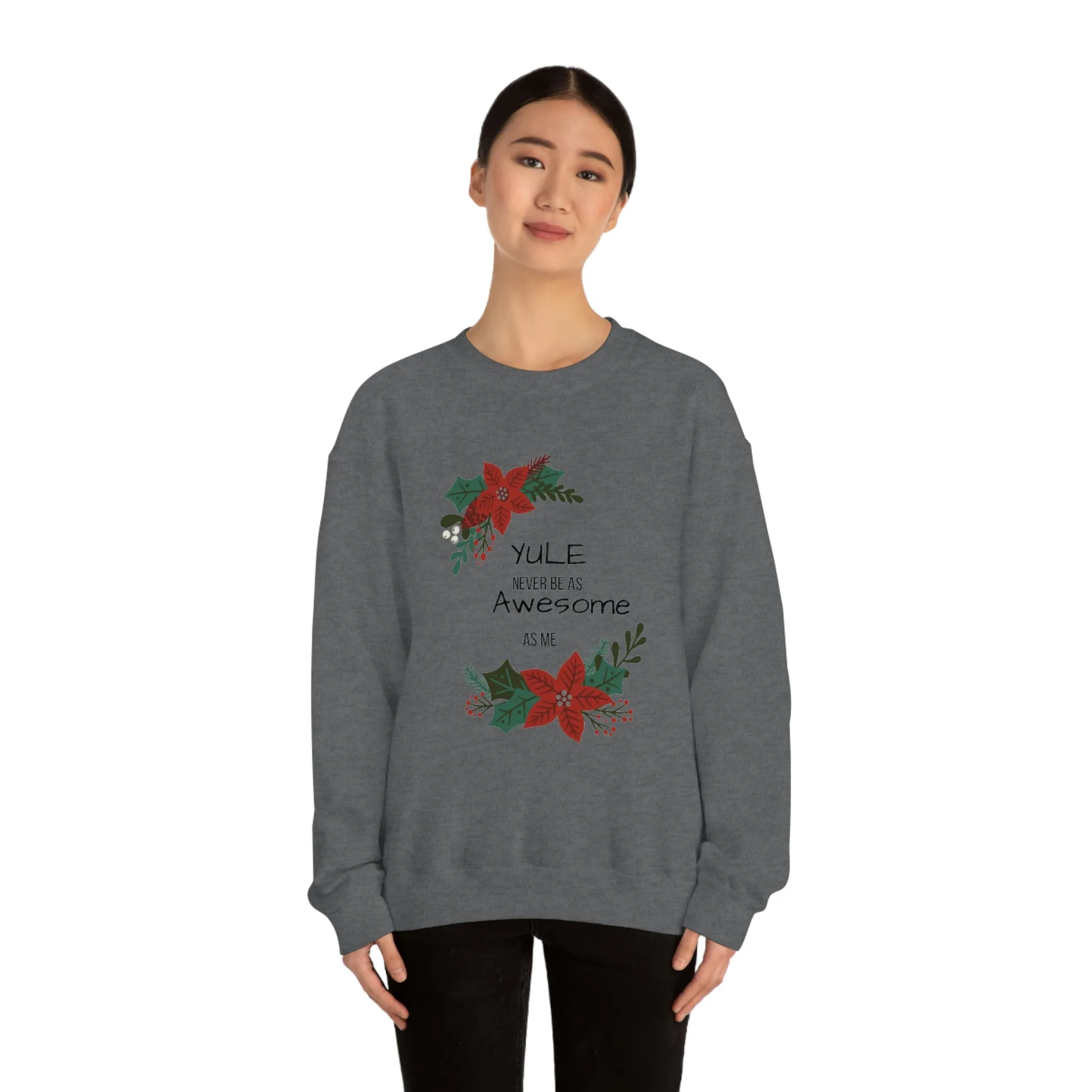 Yule Awesome Unisex Heavy Blend™ Crewneck Sweatshirt