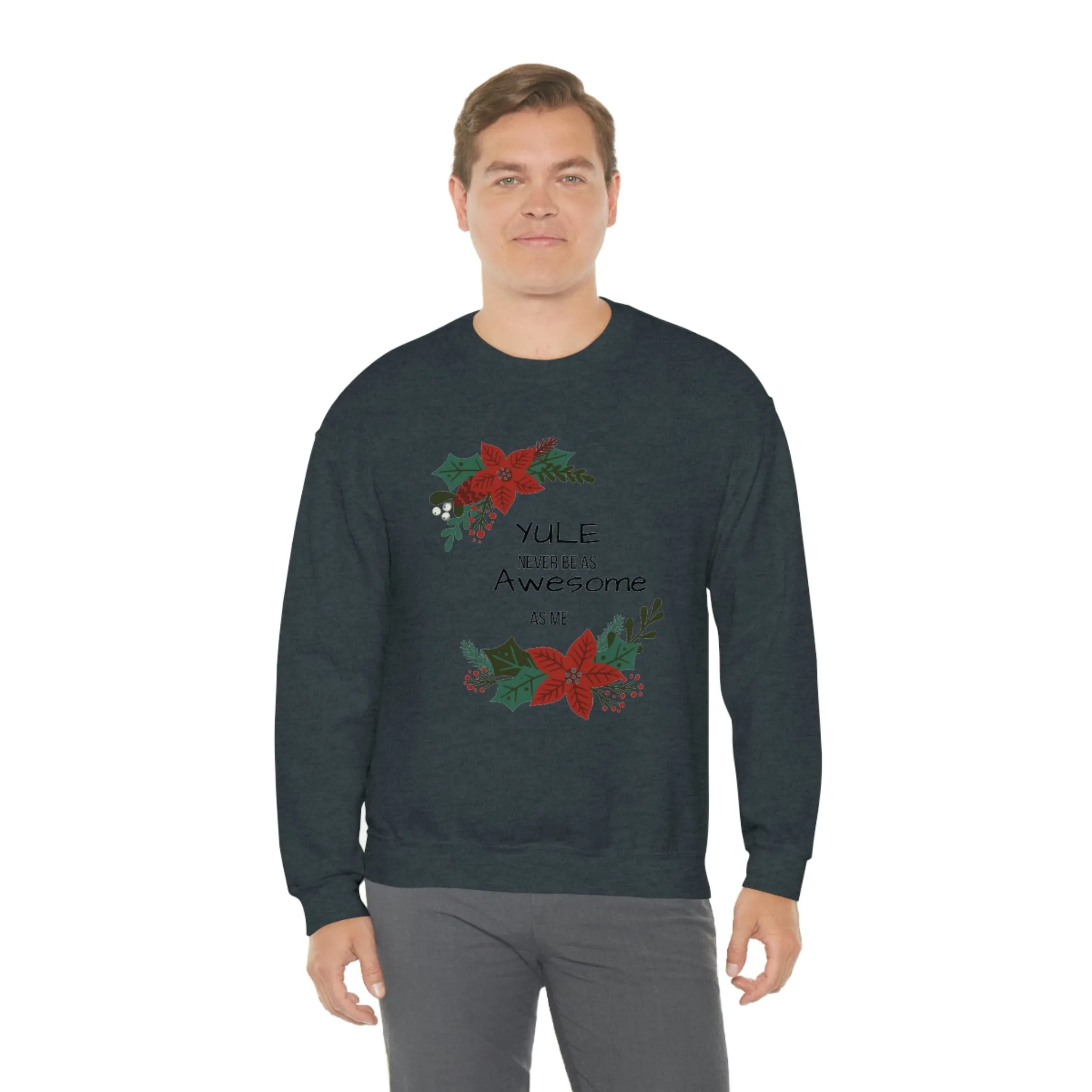 Yule Awesome Unisex Heavy Blend™ Crewneck Sweatshirt