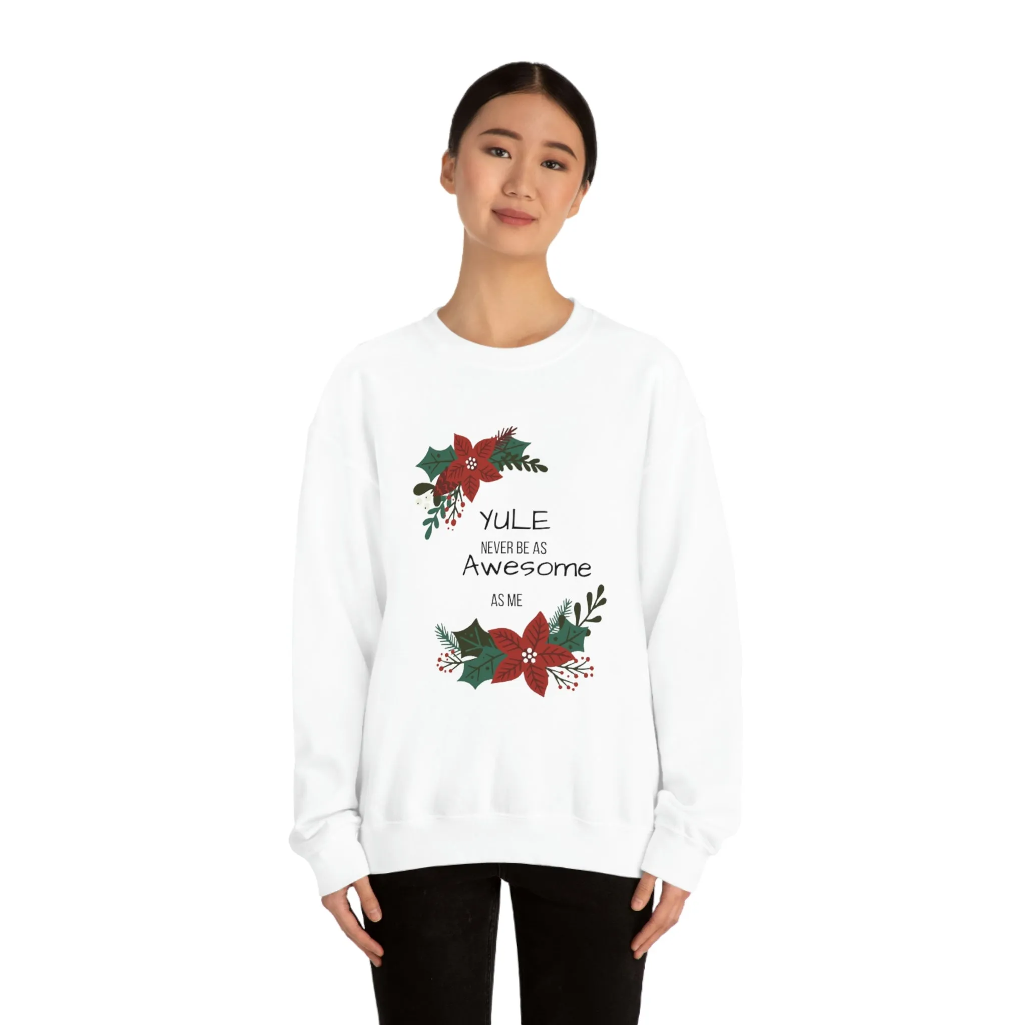 Yule Awesome Unisex Heavy Blend™ Crewneck Sweatshirt