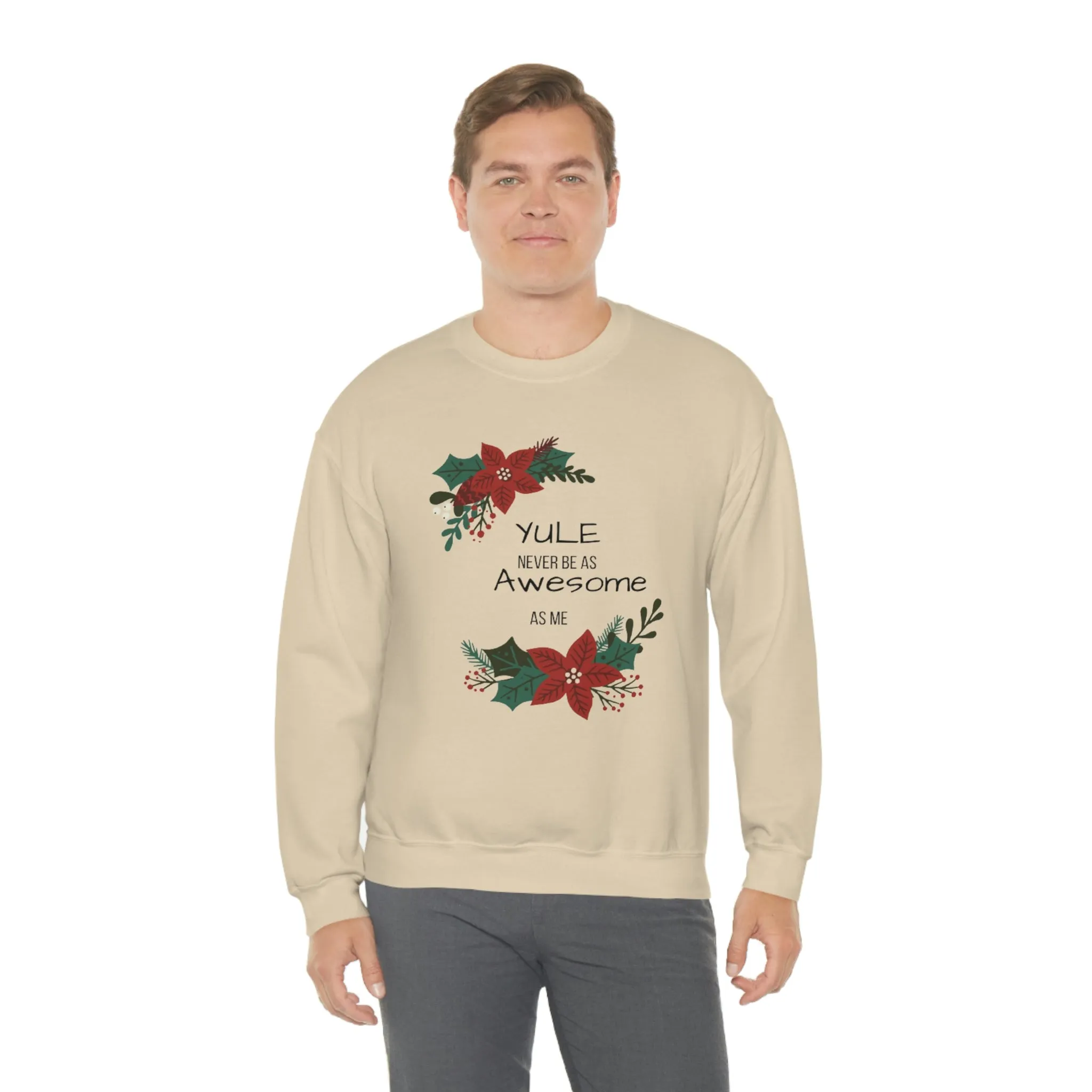 Yule Awesome Unisex Heavy Blend™ Crewneck Sweatshirt