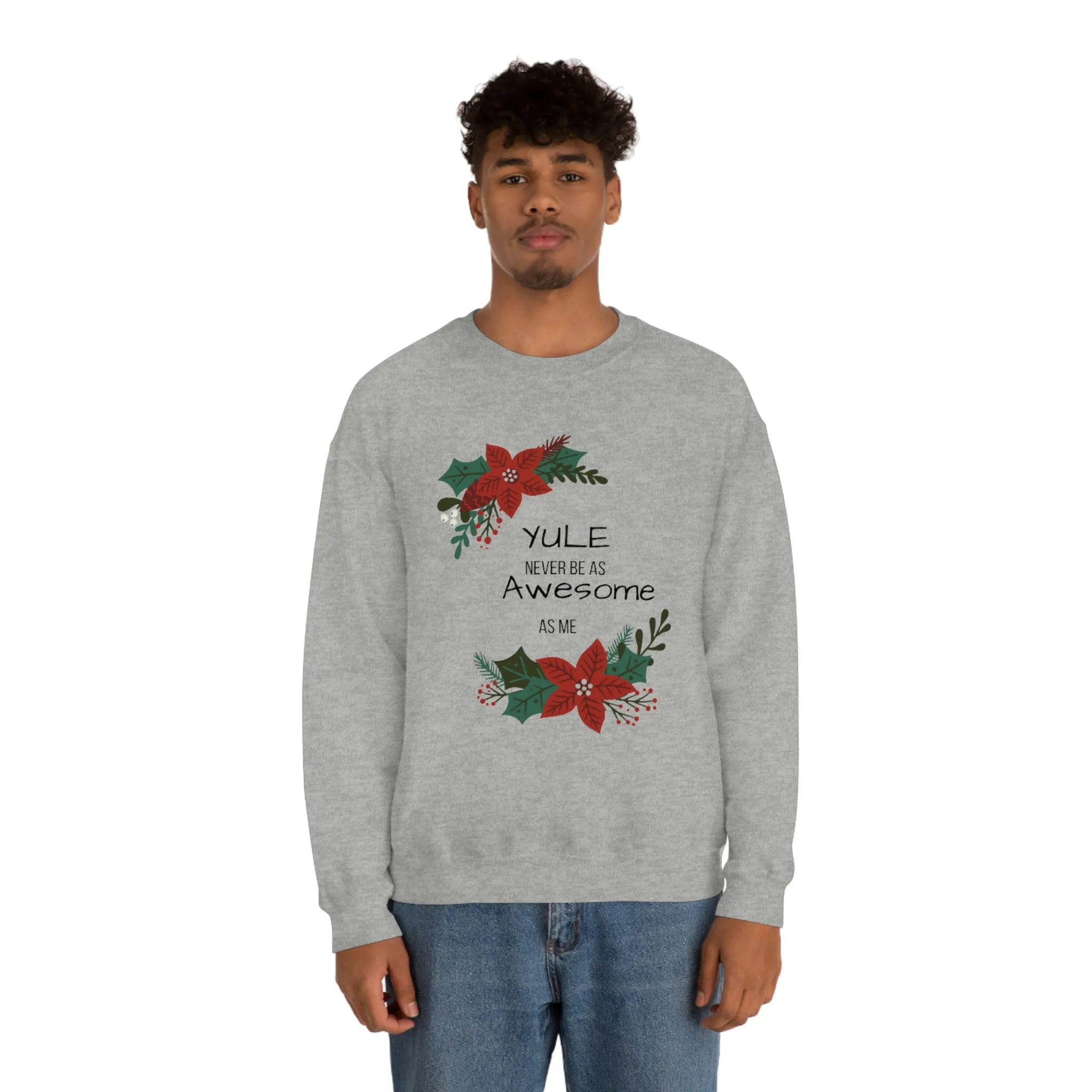 Yule Awesome Unisex Heavy Blend™ Crewneck Sweatshirt