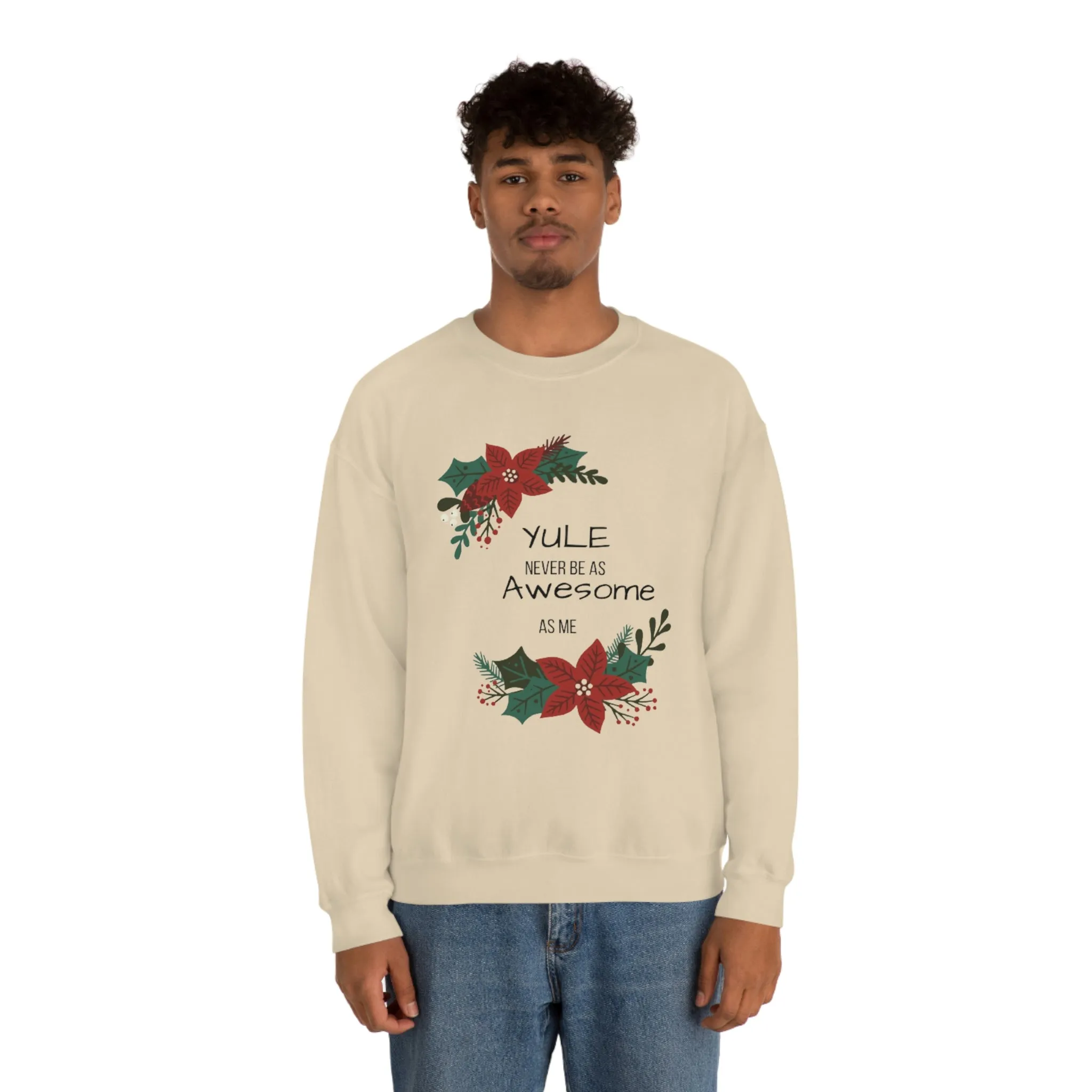 Yule Awesome Unisex Heavy Blend™ Crewneck Sweatshirt