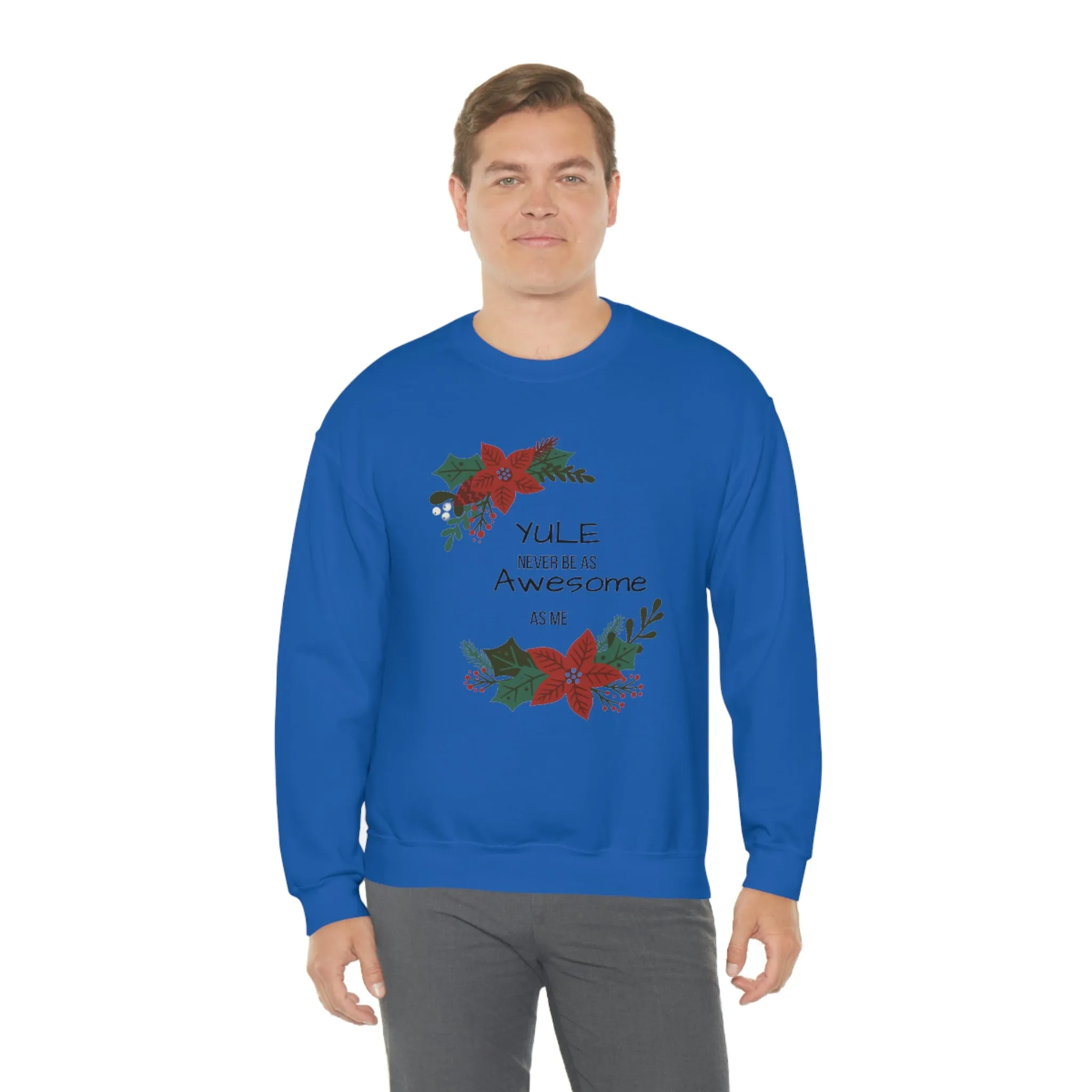 Yule Awesome Unisex Heavy Blend™ Crewneck Sweatshirt