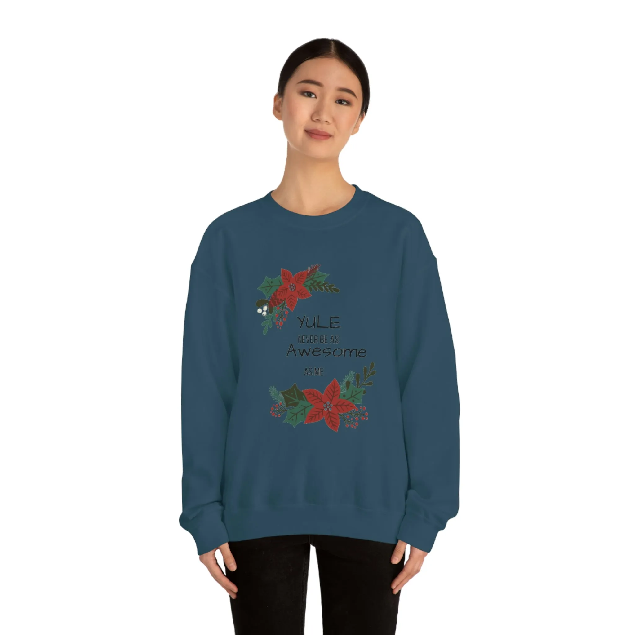 Yule Awesome Unisex Heavy Blend™ Crewneck Sweatshirt