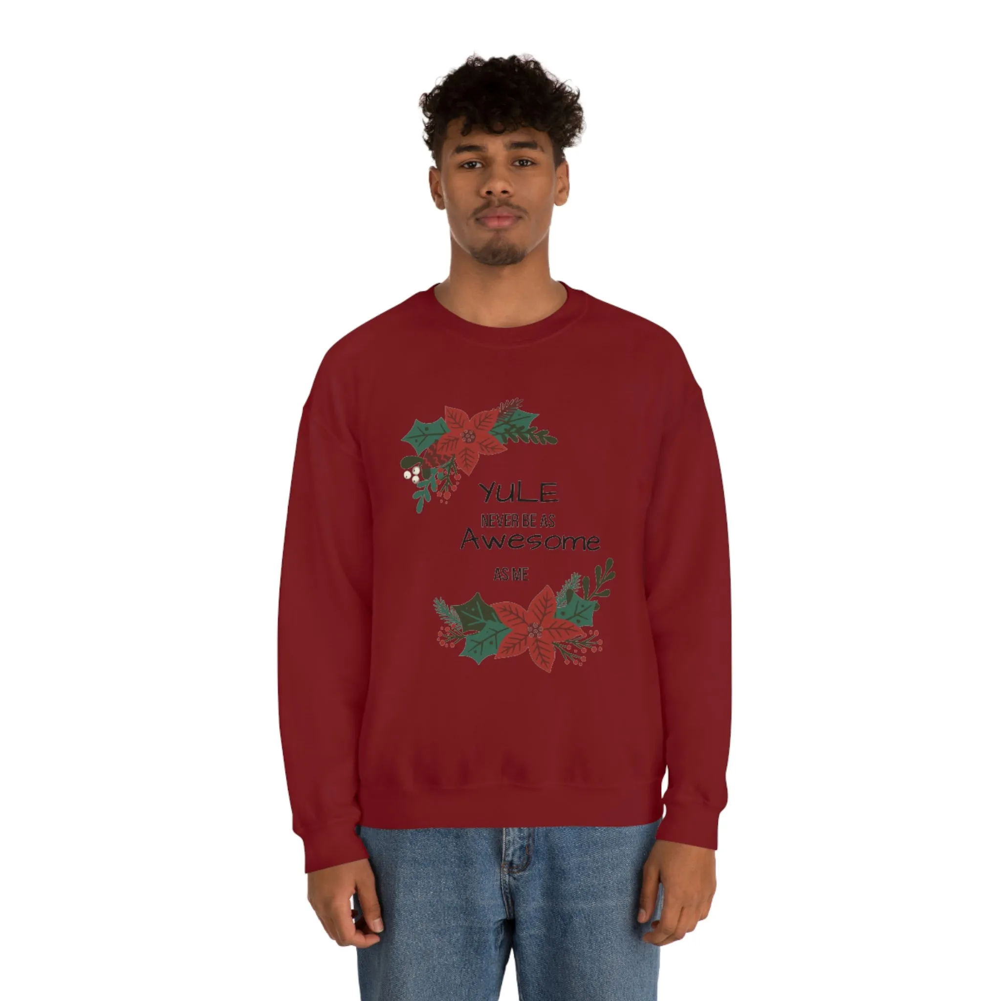 Yule Awesome Unisex Heavy Blend™ Crewneck Sweatshirt