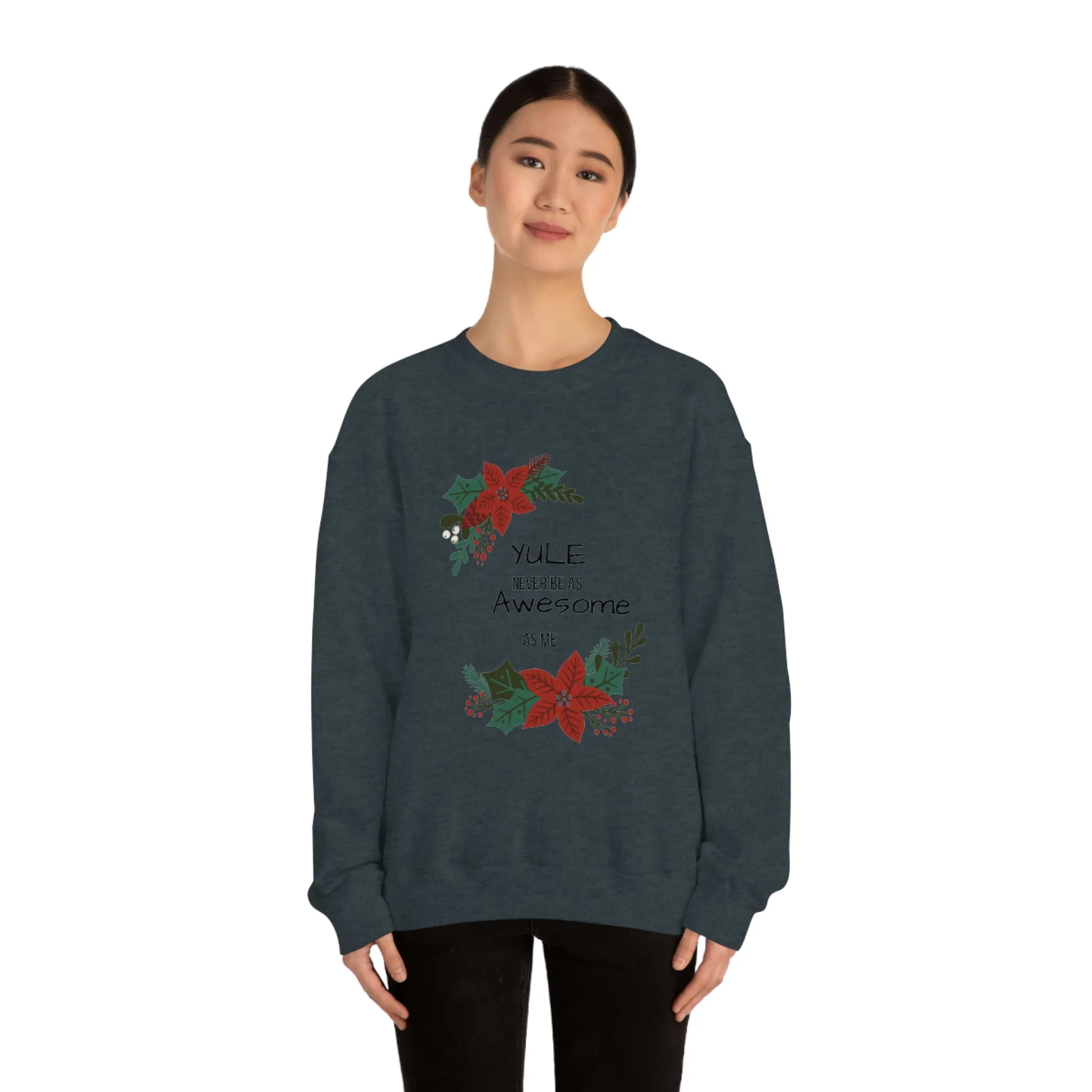 Yule Awesome Unisex Heavy Blend™ Crewneck Sweatshirt