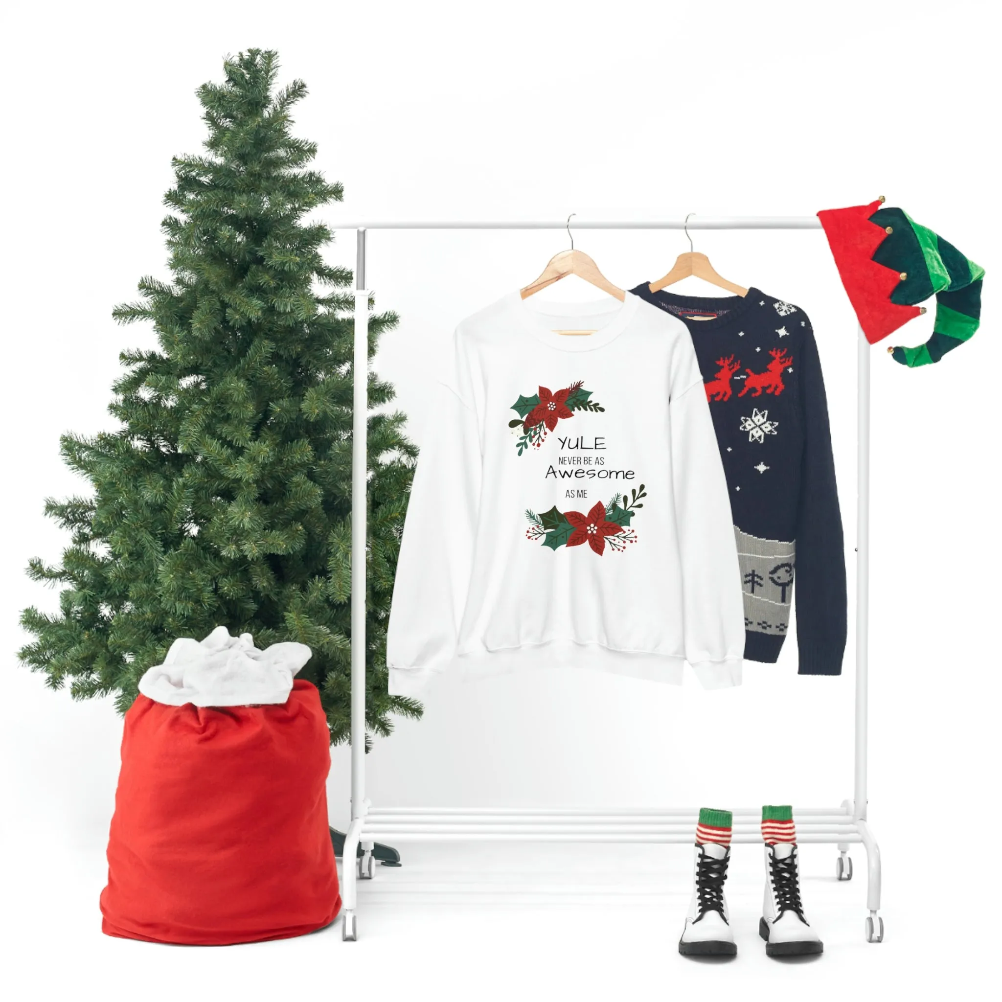 Yule Awesome Unisex Heavy Blend™ Crewneck Sweatshirt