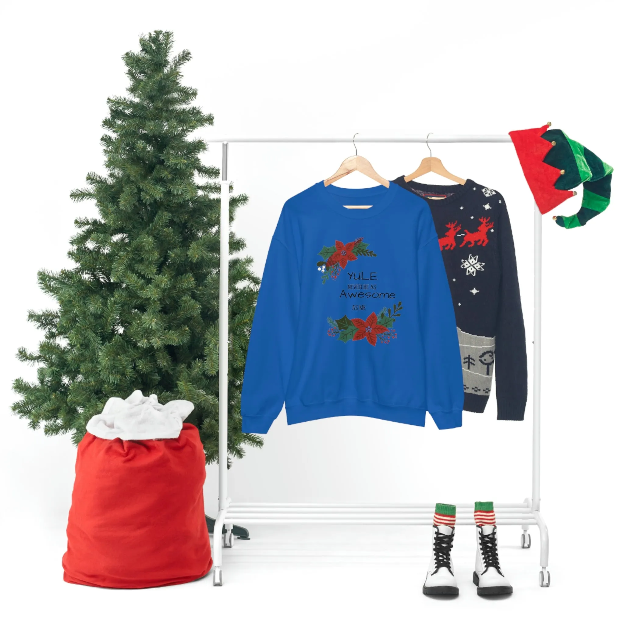 Yule Awesome Unisex Heavy Blend™ Crewneck Sweatshirt