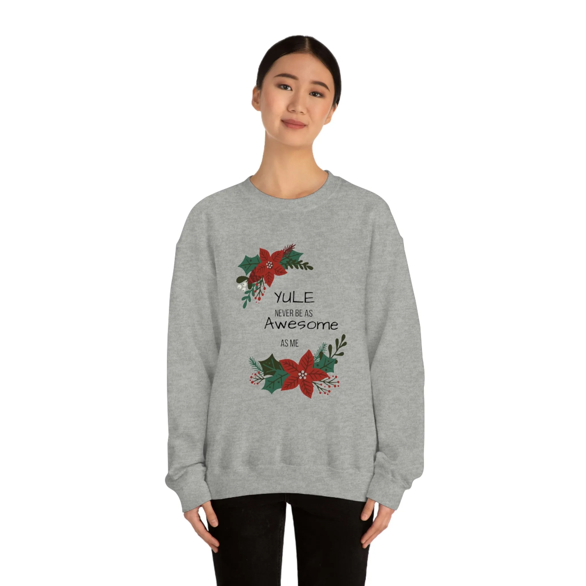 Yule Awesome Unisex Heavy Blend™ Crewneck Sweatshirt