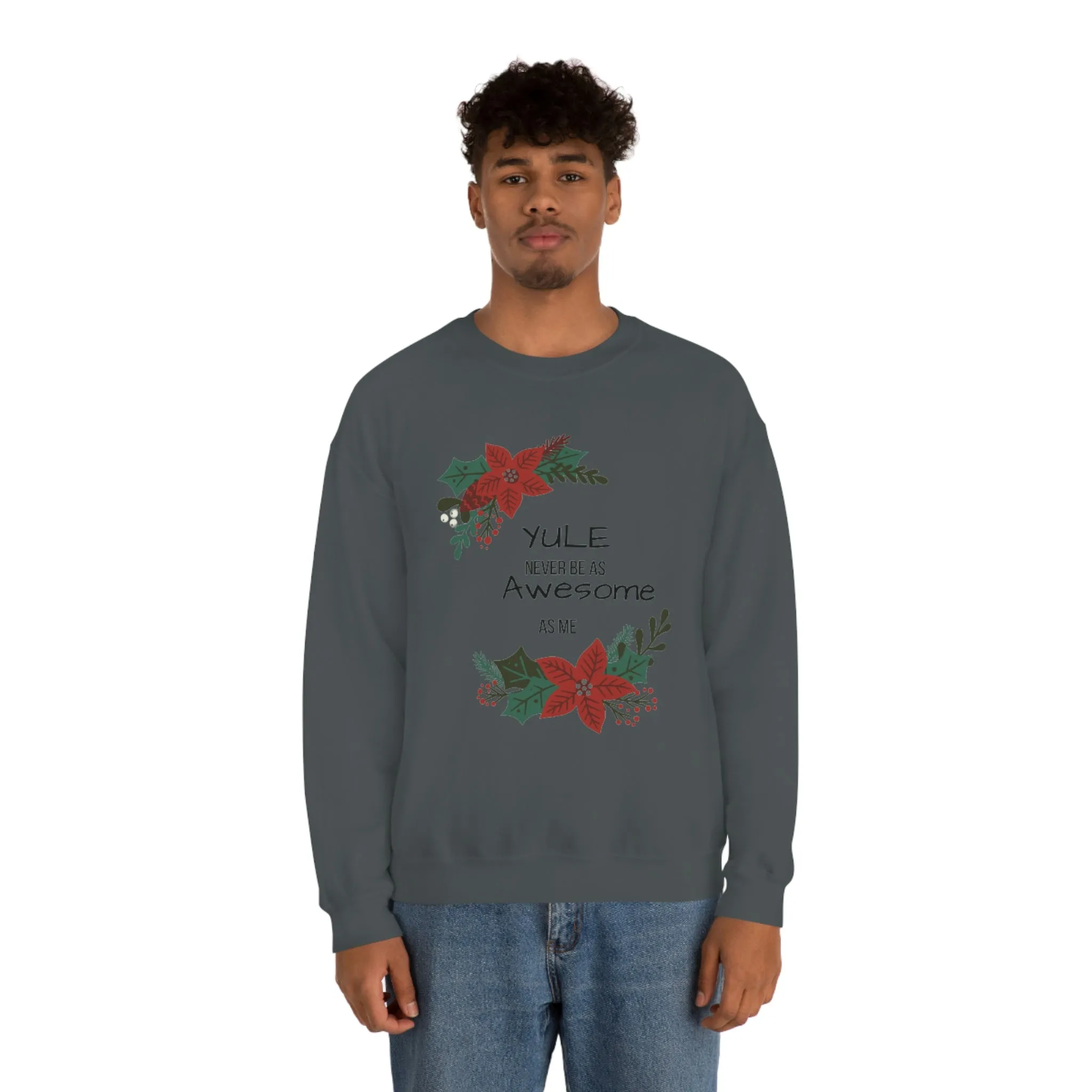 Yule Awesome Unisex Heavy Blend™ Crewneck Sweatshirt