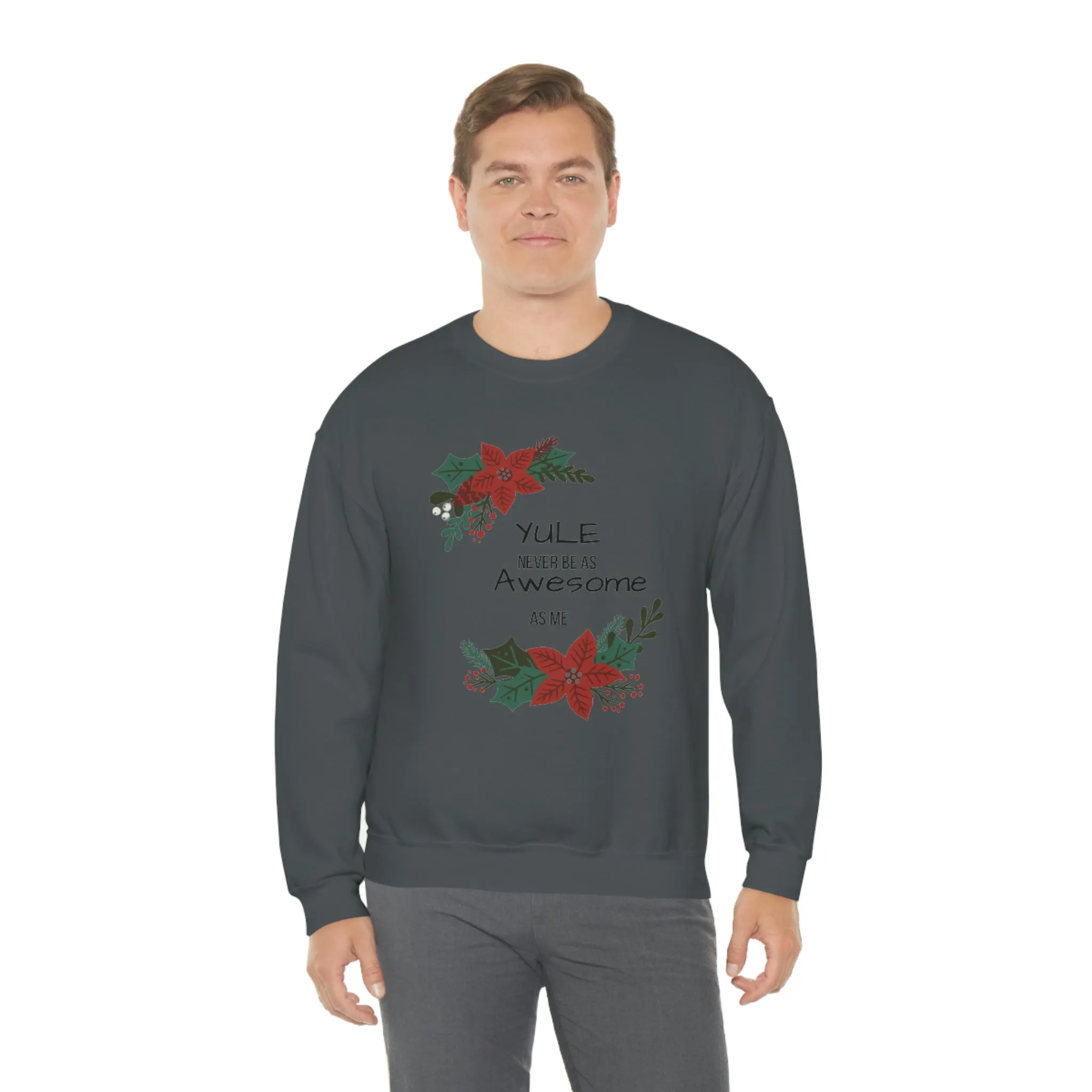 Yule Awesome Unisex Heavy Blend™ Crewneck Sweatshirt