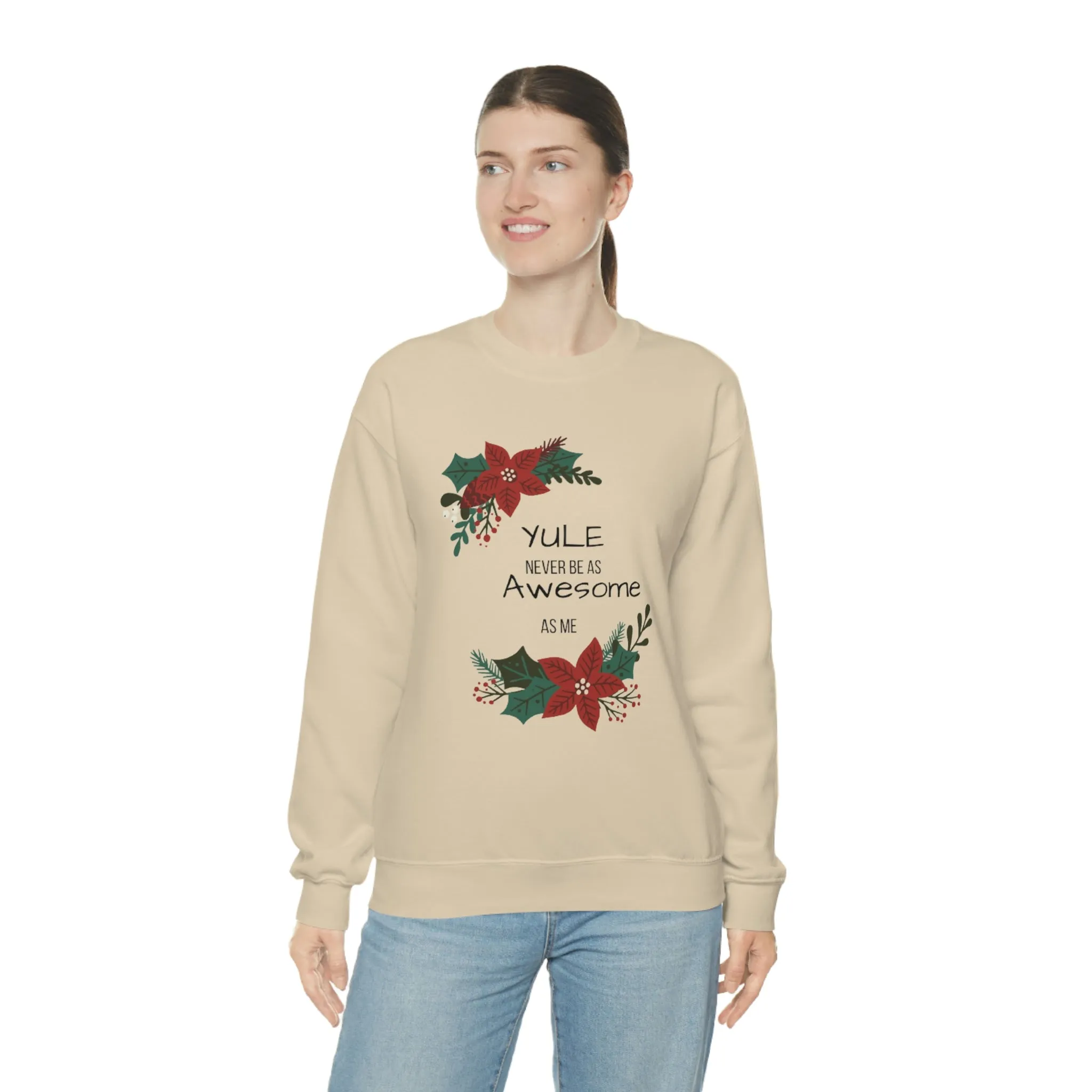 Yule Awesome Unisex Heavy Blend™ Crewneck Sweatshirt