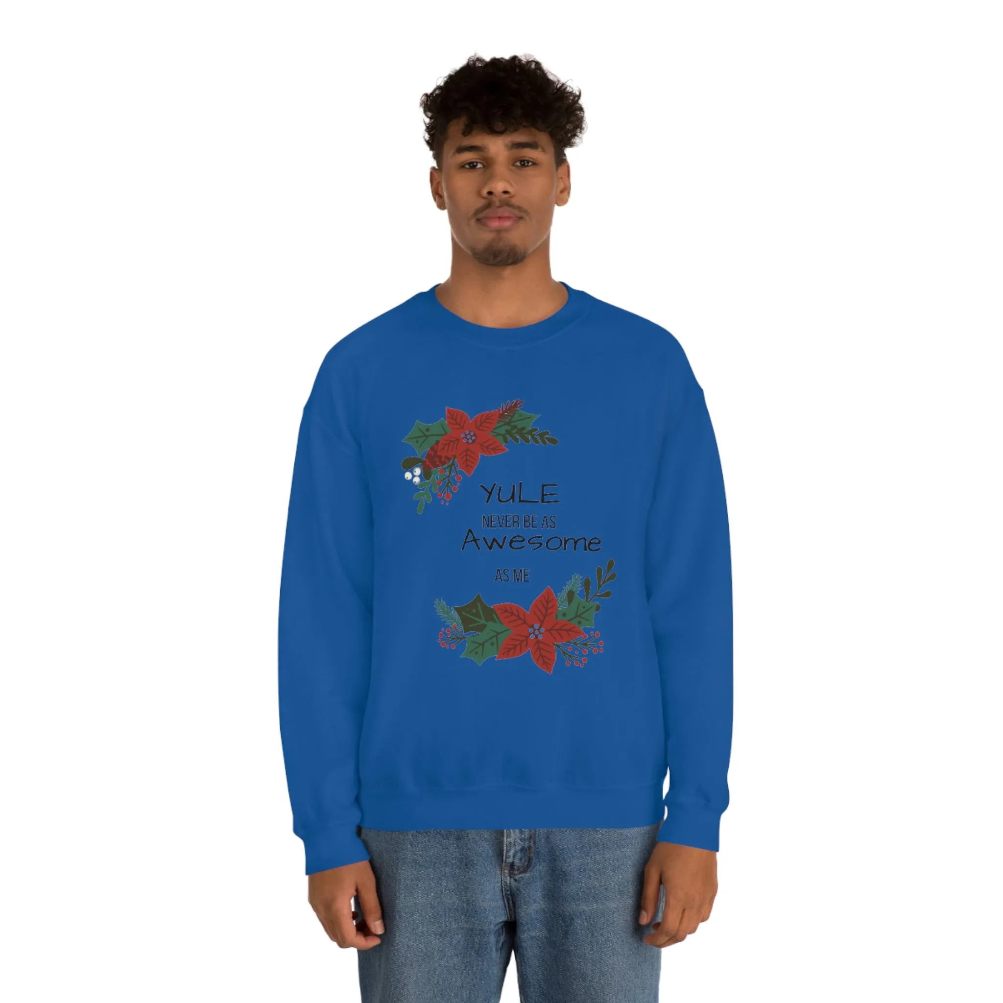 Yule Awesome Unisex Heavy Blend™ Crewneck Sweatshirt