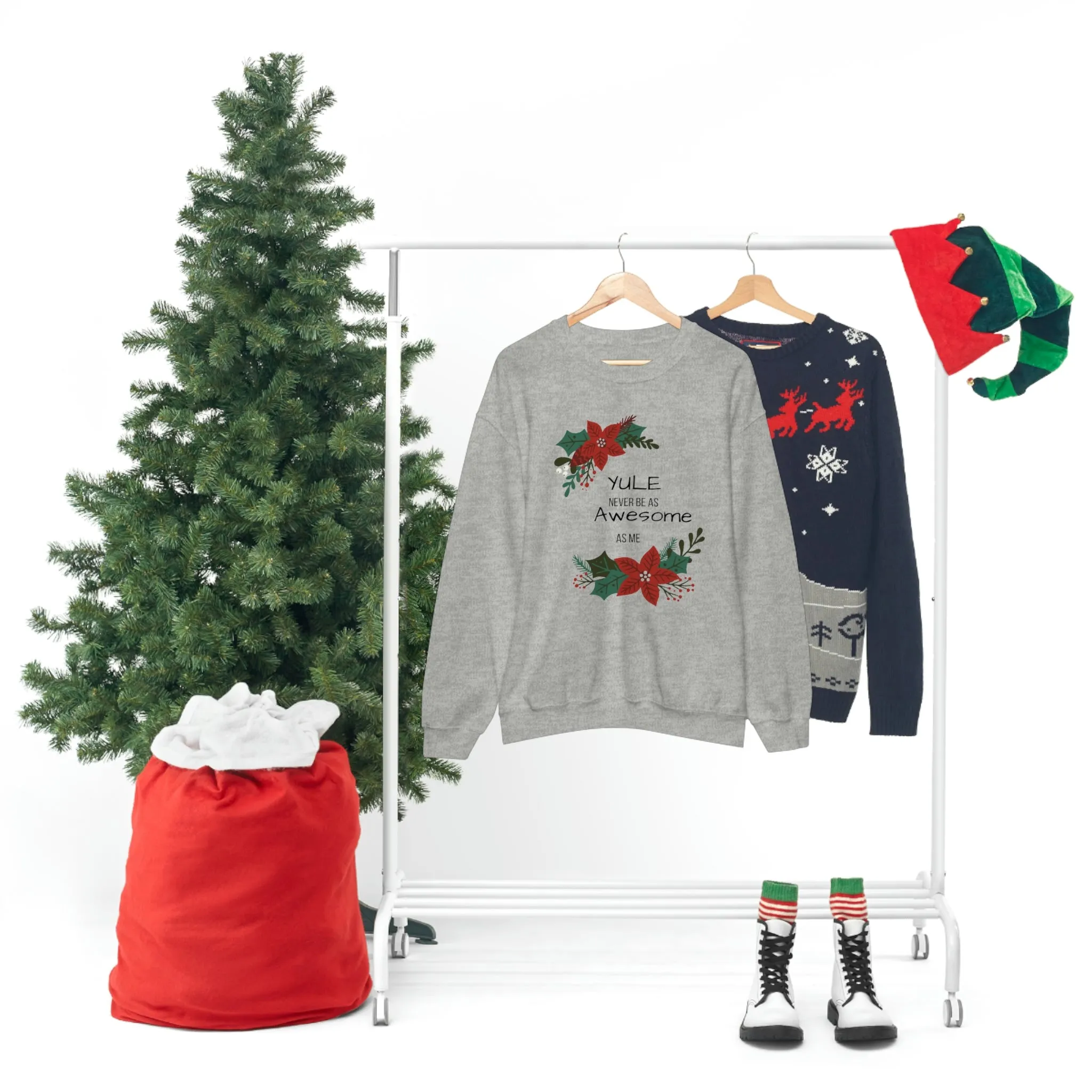 Yule Awesome Unisex Heavy Blend™ Crewneck Sweatshirt