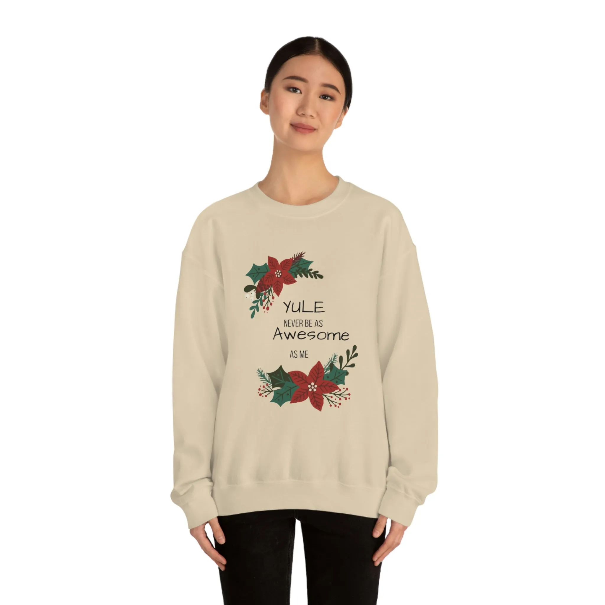 Yule Awesome Unisex Heavy Blend™ Crewneck Sweatshirt