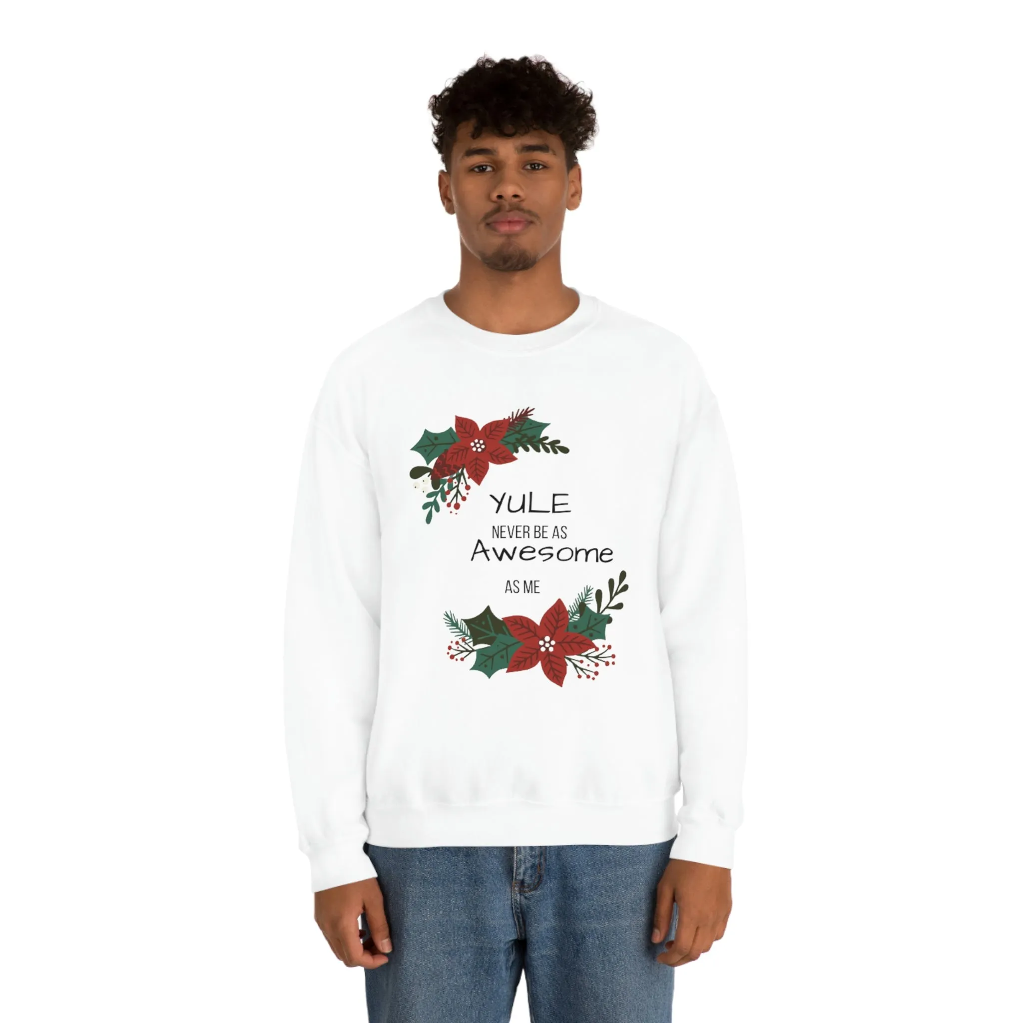 Yule Awesome Unisex Heavy Blend™ Crewneck Sweatshirt