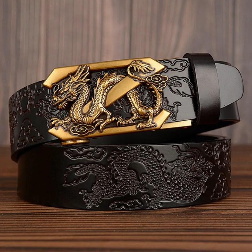 Z Letter Dragon Decorated Belt